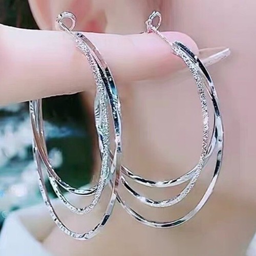 925 sterling silver giant hoop - 925,