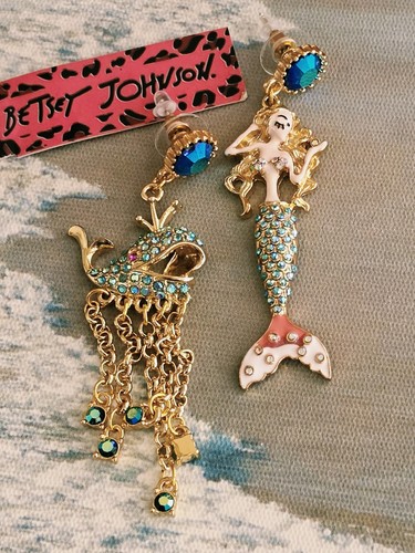 Betsey johnson mermaid - johnson, whale