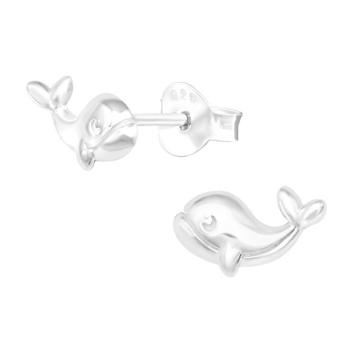 Whale ear studs 925 - studs,