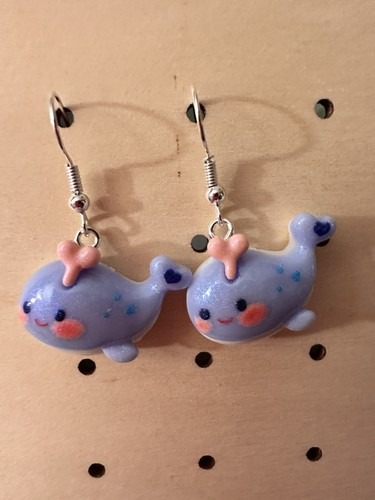 Cute whale dangle - cute,