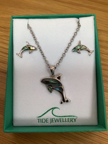 Orca inlaid paua - orca,