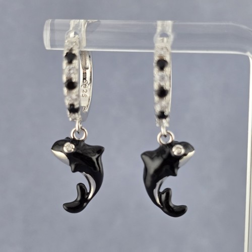 S925 sterling silver orca - s925,